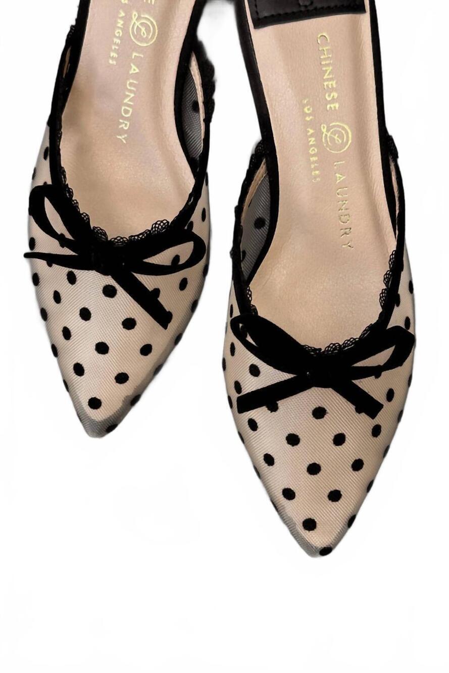 NEW CHINESE LAUNDRY women's mel kitten heel in black